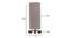 Grey cotton table lamp with Steel Base -6 (Grey) by Urban Ladder - - 