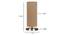 Beige Jute table lamp with Steel Base -8 (Beige) by Urban Ladder - - 