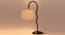 Beige Jute  Zig Zag Curvy  table lamp with Iron Base (SP30) (Beige) by Urban Ladder - - 