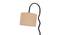 Beige Jute  Zig Zag Curvy  table lamp with Iron Base (SP30) (Beige) by Urban Ladder - - 