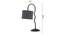 Grey Jute  Zig Zag Curvy  table lamp with Iron Base (SP42) (Grey) by Urban Ladder - - 