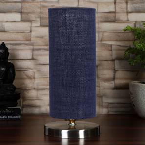 Blue Jute table lamp with Steel Base -12-image-15