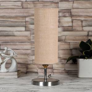 Beige Jute table lamp with Steel Base -48-image-29