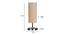 Beige Jute table lamp with Steel Base -48 (Beige) by Urban Ladder - - 