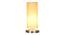 off-white cotton table lamp with Steel Base -1 (Beige) by Urban Ladder - - 