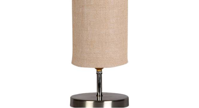 Beige Jute table lamp with Steel Base -48 (Beige) by Urban Ladder - - 