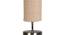 Beige Jute table lamp with Steel Base -48 (Beige) by Urban Ladder - - 
