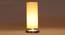 off-white cotton table lamp with Steel Base -1 (Beige) by Urban Ladder - - 