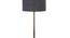 Grey Jute  with  Metal Gold  Table Lamp (Grey) by Urban Ladder - - 