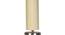 off-white cotton table lamp with Steel Base -1 (Beige) by Urban Ladder - - 