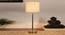 White Jute with  Metal Gold  Table Lamp (White) by Urban Ladder - - 