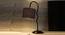 Black cotton Zig Zag Curvy  table lamp with Iron Base (SP24) (Black) by Urban Ladder - - 