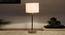 White Jute with  Metal Gold  Table Lamp (White) by Urban Ladder - - 
