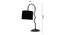 Black cotton Zig Zag Curvy  table lamp with Iron Base (SP24) (Black) by Urban Ladder - - 