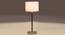 White Jute with  Metal Gold  Table Lamp (White) by Urban Ladder - - 