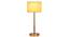 off-white cotton with  Metal Gold  Table Lamp (Beige) by Urban Ladder - - 