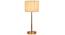 White Jute with  Metal Gold  Table Lamp (White) by Urban Ladder - - 