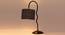 Black cotton Zig Zag Curvy  table lamp with Iron Base (SP24) (Black) by Urban Ladder - - 