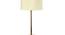 off-white cotton with  Metal Gold  Table Lamp (Beige) by Urban Ladder - - 