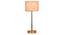 Claire Multicolour cotton  with  Metal Gold  Table Lamp (Multi) by Urban Ladder - - 