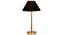 Black cotton  Metal Gold  Table Lamp (Black) by Urban Ladder - - 