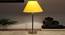 Yellow cotton  Metal Gold  Table Lamp (Yellow) by Urban Ladder - - 