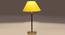 Yellow cotton  Metal Gold  Table Lamp (Yellow) by Urban Ladder - - 