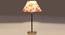 Multi-colour cotton  Metal Gold  Table Lamp (Multi) by Urban Ladder - - 