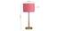 Pink Jute  with  Metal Gold  Table Lamp (Pink) by Urban Ladder - - 