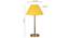 Yellow cotton  Metal Gold  Table Lamp (Yellow) by Urban Ladder - - 