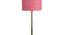 Pink Jute  with  Metal Gold  Table Lamp (Pink) by Urban Ladder - - 