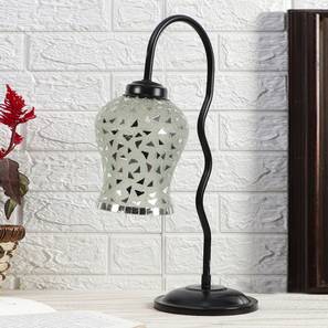 Multicolor Mosaic Glass Zig Zag Curvy Table lamp with Iron Base-image-48