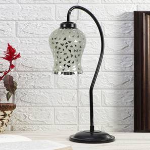 Multicolor Mosaic Glass Curvy Table lamp with Iron Base-image-27