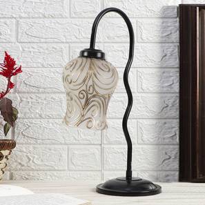 Multicolor Mosaic Glass Zig Zag Curvy Table lamp with Iron Base-image-47