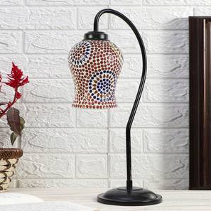 Table Lamps Design Multicolor  Mosaic Glass  Curvy  Table lamp with Iron Base  (EN23) (Multi)