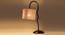 Round Bamboo  Zig Zag Curvy  Table lamp with Iron Base  (SP22) (Beige) by Urban Ladder - - 
