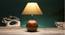 off-white cotton with  Natural Wood   Table Lamp (Beige) by Urban Ladder - - 