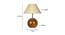 off-white cotton with  Natural Wood   Table Lamp (Beige) by Urban Ladder - - 