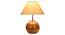 off-white cotton with  Natural Wood   Table Lamp (Beige) by Urban Ladder - - 