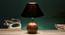 Black cotton with  Natural Wood   Table Lamp (Black) by Urban Ladder - - 