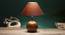 Grey cotton with  Natural Wood   Table Lamp (Grey) by Urban Ladder - - 