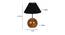 Black cotton with  Natural Wood   Table Lamp (Black) by Urban Ladder - - 