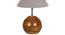 Grey cotton with  Natural Wood   Table Lamp (Grey) by Urban Ladder - - 