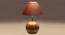 Grey cotton with  Natural Wood   Table Lamp (Grey) by Urban Ladder - - 