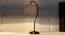 Grey Jute  Curvy table lamp with Iron Base (SP20) (Grey) by Urban Ladder - - 
