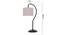 Grey cotton Curvy table lamp with Iron Base (SP06) (Grey) by Urban Ladder - - 