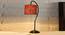 Maroon Jute  Curvy table lamp with Iron Base (SP11) (Red) by Urban Ladder - - 