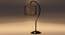 Black Jute  Curvy table lamp with Iron Base (SP18) (Black) by Urban Ladder - - 