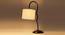 off-white cotton Zig Zag Curvy  table lamp with Iron Base (SP23) (Beige) by Urban Ladder - - 