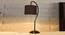 Black cotton Curvy table lamp with Iron Base (SP02) (Black) by Urban Ladder - - 